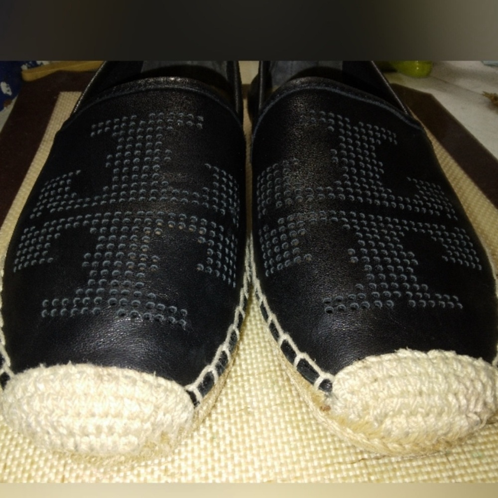 Tory Burch Black Espadrilles